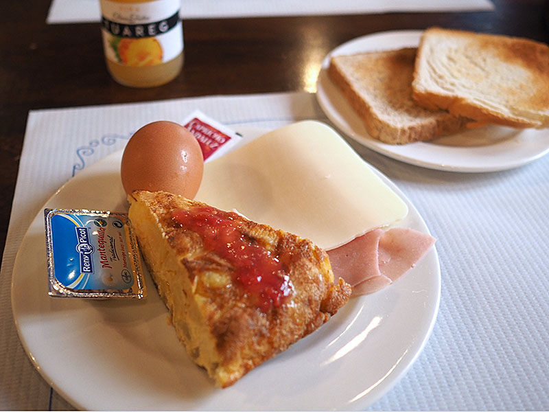 5ユーロの朝食