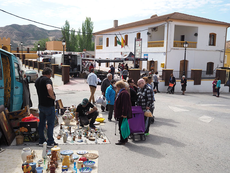 Mercado en la plaza