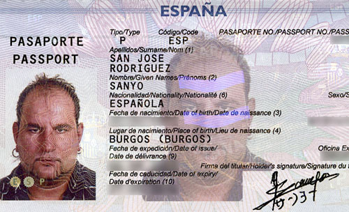 サンジョのパスポート