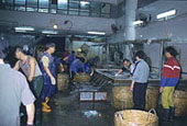 Mercado de pescados de Hong-Kong