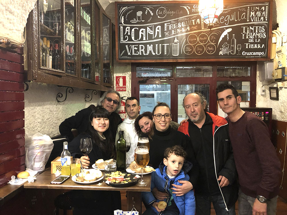 con familia de Joaquín y Lourdes